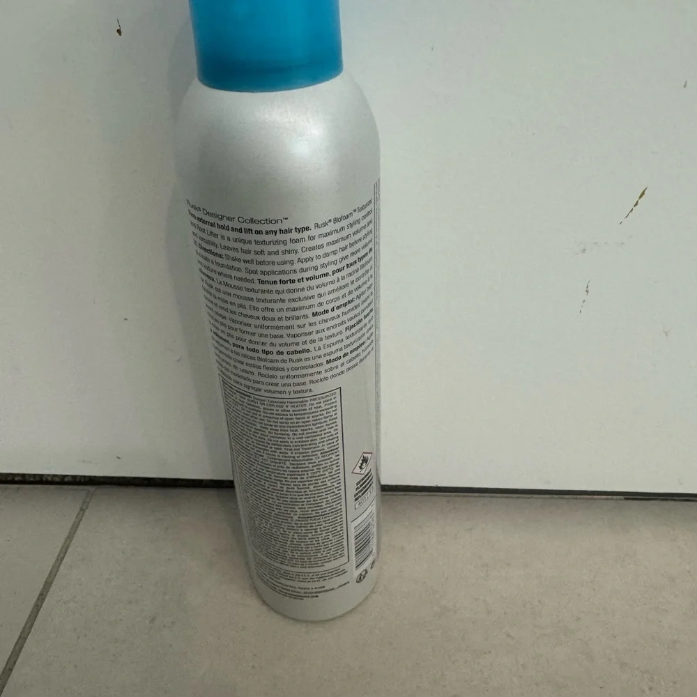 Rusk Blofoam Volumizing Mousse - Silver and Blue